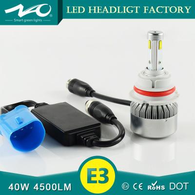 China Waterproof Small Automotive LED Headlamp Bulb 9007 40W 360° Emitting Beam Angel for sale