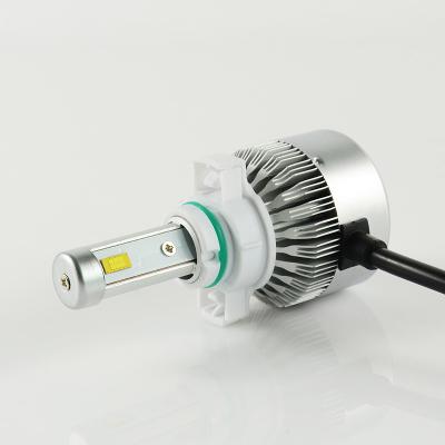 China 4500LM Black 12V LED Headlight Bulbs For Cars , LED Replacement Headlight Bulbs for sale