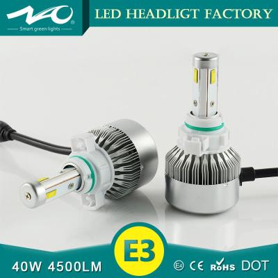 China 4500LM disipación de calor excelente del faro automotriz de aluminio del radiador LED en venta