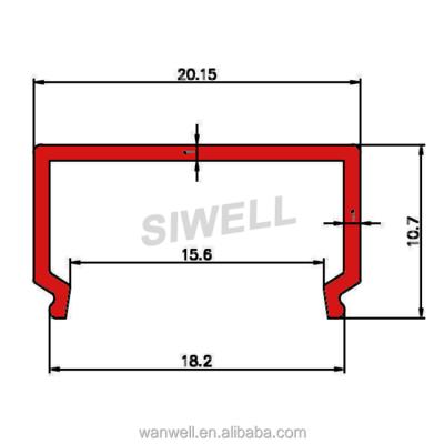 China Steel LED PC Light Diffuser Cover Profile Mold Die for sale