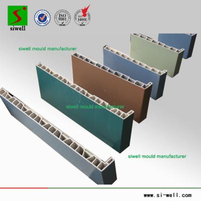 China Exterior floor plastik two color co-extrusion mold for pvc window sill panel for sale