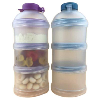 China Stackable Dispenser Twist Lock BPA Free Formula Milk Powder Box Baby Food Storage Container Snack Cups For Feeds Toddlers3 for sale