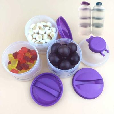 China BPA Free Three Layer Milk Powder Container Milk Powder Container Hot Selling Storage Box for sale