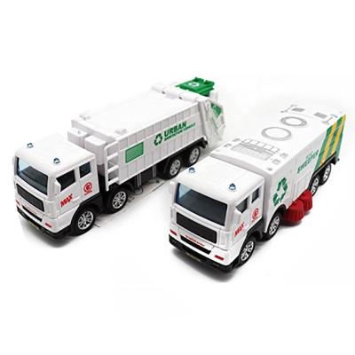 China Toy Manufacturer Sanitation Truck Diecast Toy Die Cast Toy Truck for sale