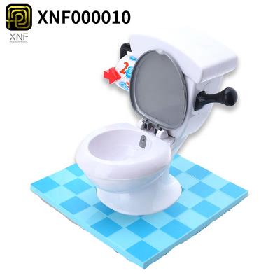 China Hot Selling ABS Toilet Troubles Games Fun Toilet Water Spray Child Game Toy Board Games Tricky Prank Toy for sale