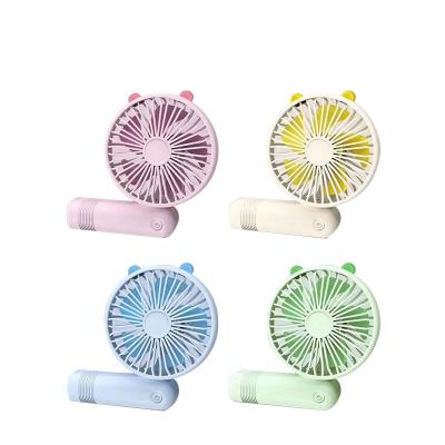 China Plastic Handy and Compact Portable Mini Fan Use USB Charging Fan for Hot Summer Blow Item with Cute Characters for sale