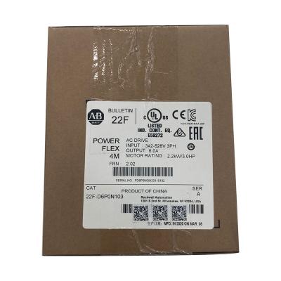 China Allen Bradley PowerFlex 4M Adjustable Frequency AC Drive 22F-D6P0N103 Frame B for sale