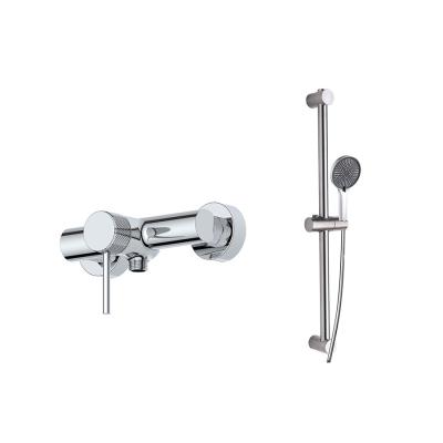 China Chrome Brass Single Lever Bath Mixer Tap OEM Wall Mounted for sale