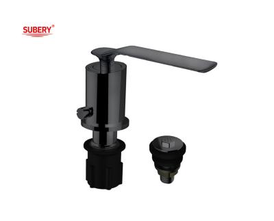 China Banheiro de alavanca única Bidet Ducha Mixer Mango de zinco Matt Negro torneira à venda