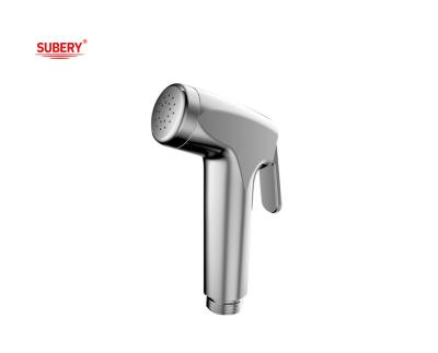 China ABS Plastic Shattaf Set Handle Bidet Handshower Douche Sproeier Hoofd Handvat Schoon Badkamer Toilet Chrome OEM Te koop