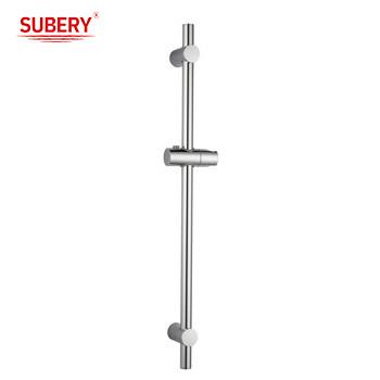 China Chrome Round Classical Shower Holder Bar Bathroom SUS304 3 Function ABS Plastic Handshower Hose à venda