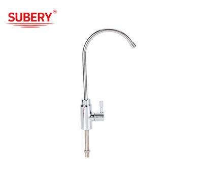 China ODM Single Lever Tall Basin Mixer Faucet Bath Chrome Brass Long Handle Hot And Cold Water Faucet for sale