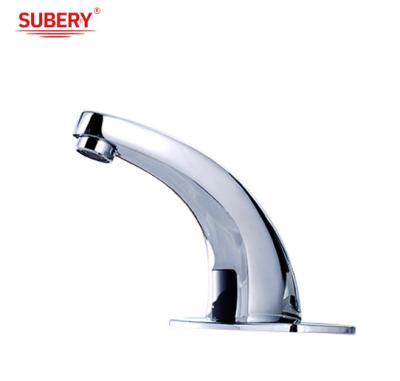 China Chrome Brass Sensor Faucets Bathroom Bath Mixer Taps Cold And Hot Water OEM Single Lever for sale