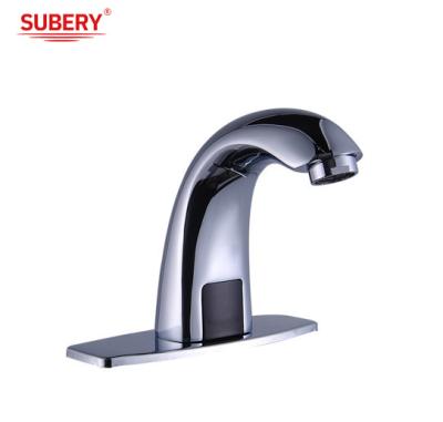 China Cold Automatic Touchless Sensor Bathroom Faucet OEM AC DC for sale