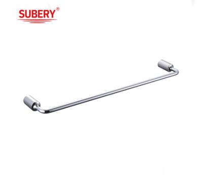 China Chrome Wall Mounted Bathroom Single Towel Bar Bathroom Accessory Towel Holder Towel Rack for sale