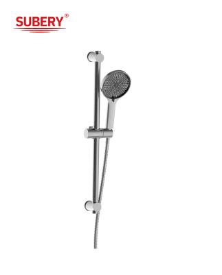 China Wall Mounted Modern Shower Slide Bar Chrome Round Classical Oem for sale