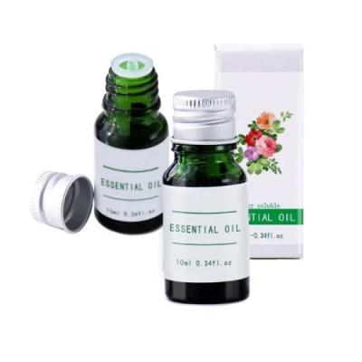 China Custom 1oz 2oz 5ml 10ml 15ml 30ml Green Custom Glass Dropper Bottle Essential Oil Bottle Serume Bottle With Cap Te koop