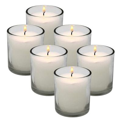 Κίνα Newest Jars frosted candle cup home decoration with wooden lid προς πώληση