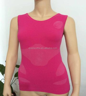 China Meryl skinlife POLYAMIDE soft breathable seamless ladies racerback sporty tank tops for sale