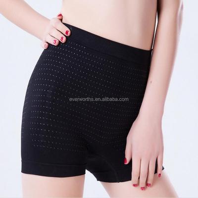 China Women Underwear Antibacterial Far Infrared Functional Seamless Boxers for sale