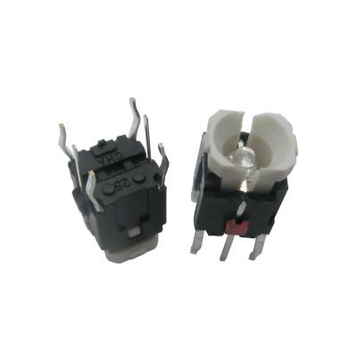 China 6 pins tht 6x6x9mm tact momentary tactile push button switch illuminated TL0660 for sale