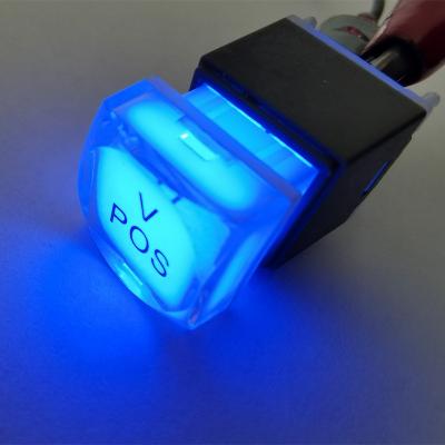 China SPST Single, Dual Color or RGB Illumination Terminal PCs Switch Led Illuminated Button for sale