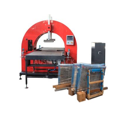 China High Efficiency Easy Operation Furniture Film Orbital Horizontal Stretch Wrapping Machine Profile Packing Machine for Sale Wood Machinery for sale