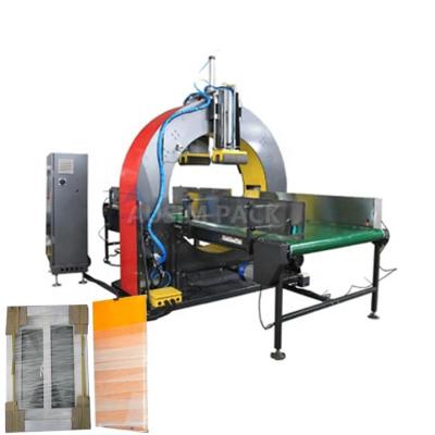 China High Efficiency Easy Operation Orbital Wrapping Machine Profile Horizontal/orbital Stretch Wrapping Machine Fully Automatic Horizontal Stretch Wrapping Machine for sale