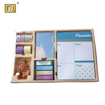 China Self Adhesive Customized Sticky Note Pad for Business Office Talking Sticky Note in Home Shape Box Supplier in China for sale