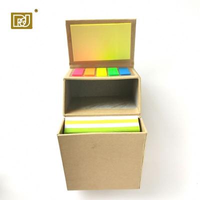 China Self Adhesive Eco-friendly Foldable Square Cube Note / High Quality Sticky Note Set Box for sale