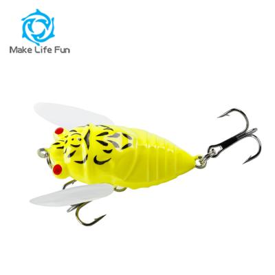 China Freshwater Fishing Lures Bug Cicada for Bass Freshwater Bait Trout Lures for sale