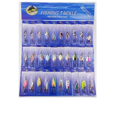 China Fishing Spinner Blade 30 Pcs / Set Fishing Lure Makers Fishing Spinner Blade for sale