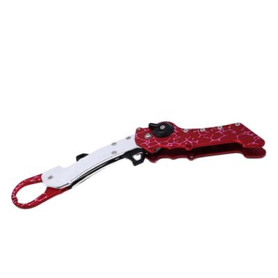 China Lure Aluminum Alloy Fish Lip Aluminum Wholesale Foldable Fishing Pliers for sale