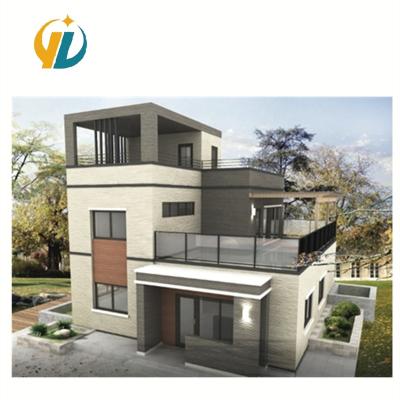 China Carport Two Storey Steel Frame House Steel Prefab Steel Modern Prefab House House for sale