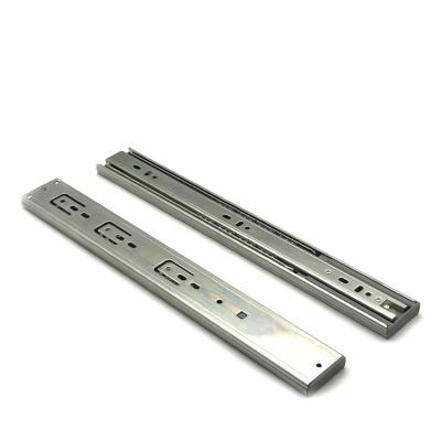 China Modern Steel Full Extension Ball Bearing Funiture Soft Close 3 Fold Drawer Slide for sale