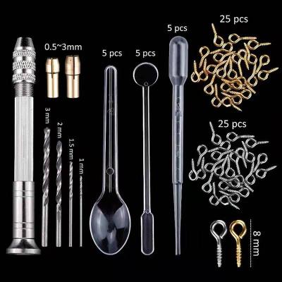 China China 106pcs DIY Jewelry Resin Casting Molds and Tools Full Kit Silicone Molds for DIY Jewelry Pendant Craft Making Set Contain for sale