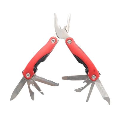 China 9 in1 ABS MULTI FUNCTIONAL Multi Function Outdoor Knife Combination Pliers Outdoor Camping Multitool Bottle Opener Screwdriver for sale