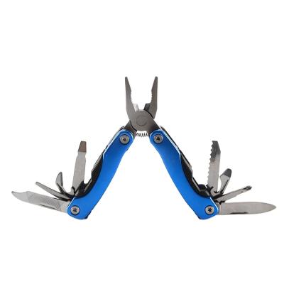 China MULTI FUNCTIONAL 11 in 1 Multi Tool Convenient Mini Foldable Plastic Handle Custom Multi Tool with Pliers for sale