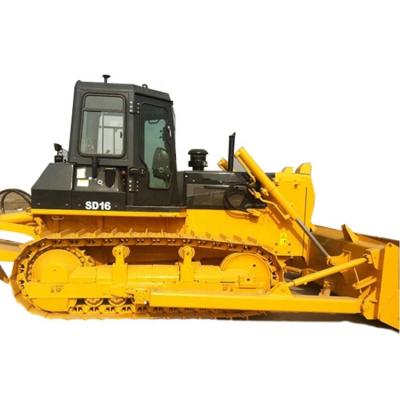 China Building Material Stores Used Shantui SD16L Crawler Dozer With Used Ripper Dozers for sale