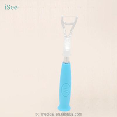 China Safety Cold Light iSee IPX6 Waterproof Glowing Dental Floss With Food Grade Material for sale