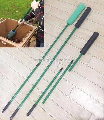 China BIN 1.6m Length Wheelie Bin Brush, Long Handle Cleaning Brush For Rubbish Bin for sale