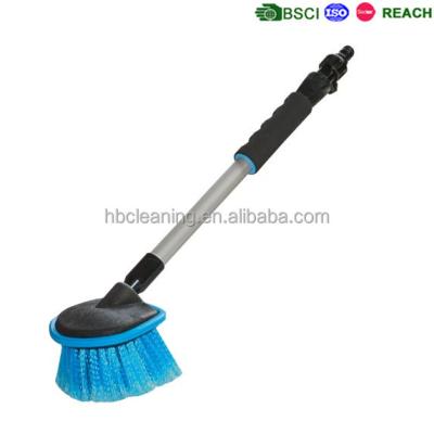 China PP car wash brush with handle, car wash equipment, car interior brush for sale