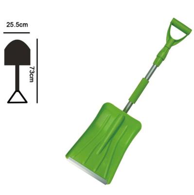 China High Quality Foldable ABS Plastic Snow Shovel With Aluminum Pole for sale