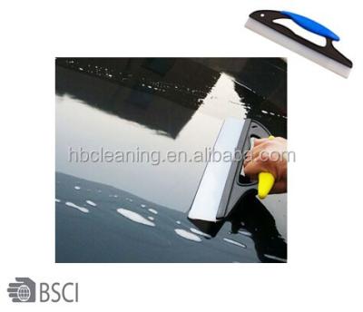 China BSCI Car Silicone Water Blade With Plastic Handle Silicone Wiper HB-C1504 for sale