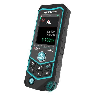 China Mileseey R2B Rechargeable Battery Laser Distance Measurer IP65 Laser Distance Meter 100m Area for sale