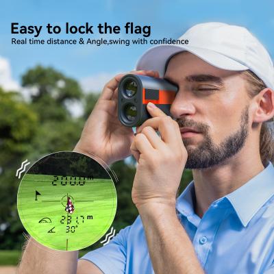 China 112.5*74*43mm Laser Distance Meter Mini Golf Laser Rangefinder Range Finder for sale