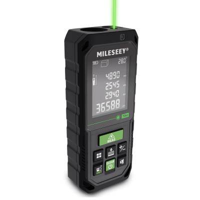 China Mileseey SG8 OEM Laser Distance Meter Wireless Green Laser Measure Distance Meter 115*49*26mm for sale