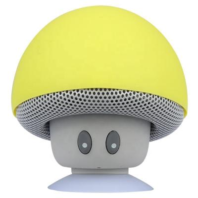 China Mini Portable Speaker Mushroom Speaker Head Mushroom Speaker With Suction Cup For Gift for sale