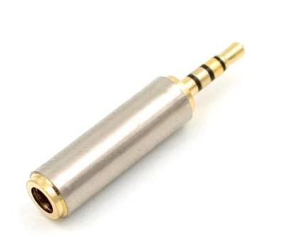 China audio & video& Speaker Gold Plated Adapter Stereo 2.5mm Male To 3.5mm Female Audio Video for sale