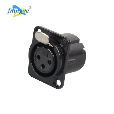 China audio & 3pin 4pin 5pin video wall plate xlr wall socket connector power adapter xlr 5 pin panel mount audio jack for sale